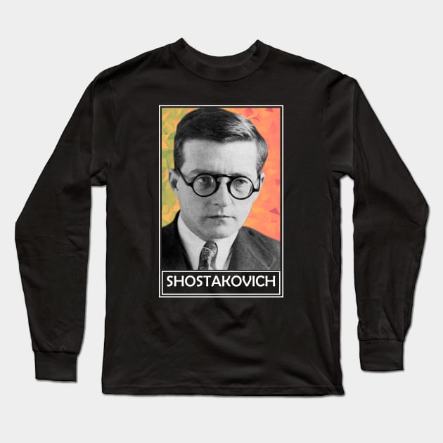 Dmitri Shostakovich Long Sleeve T-Shirt by TheMusicophile